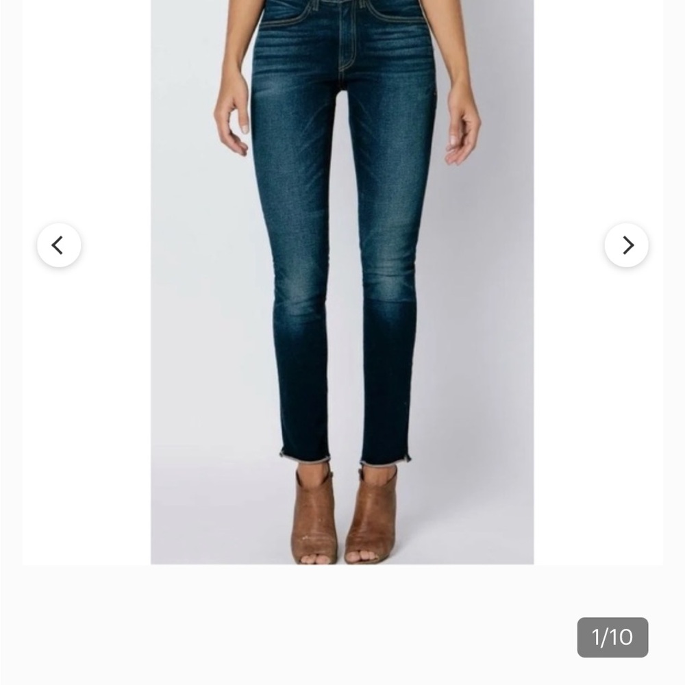 imogene + willie Straight Leg Jeans in Deep Indigo Wash